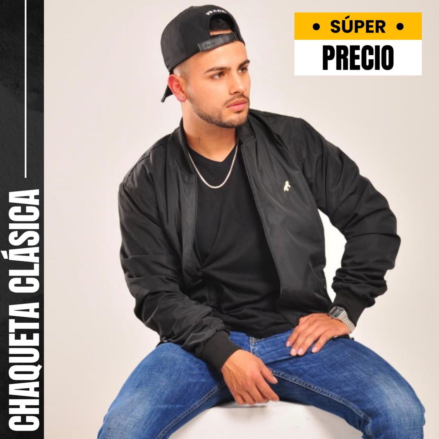 Chaqueta super nylon impermeable
