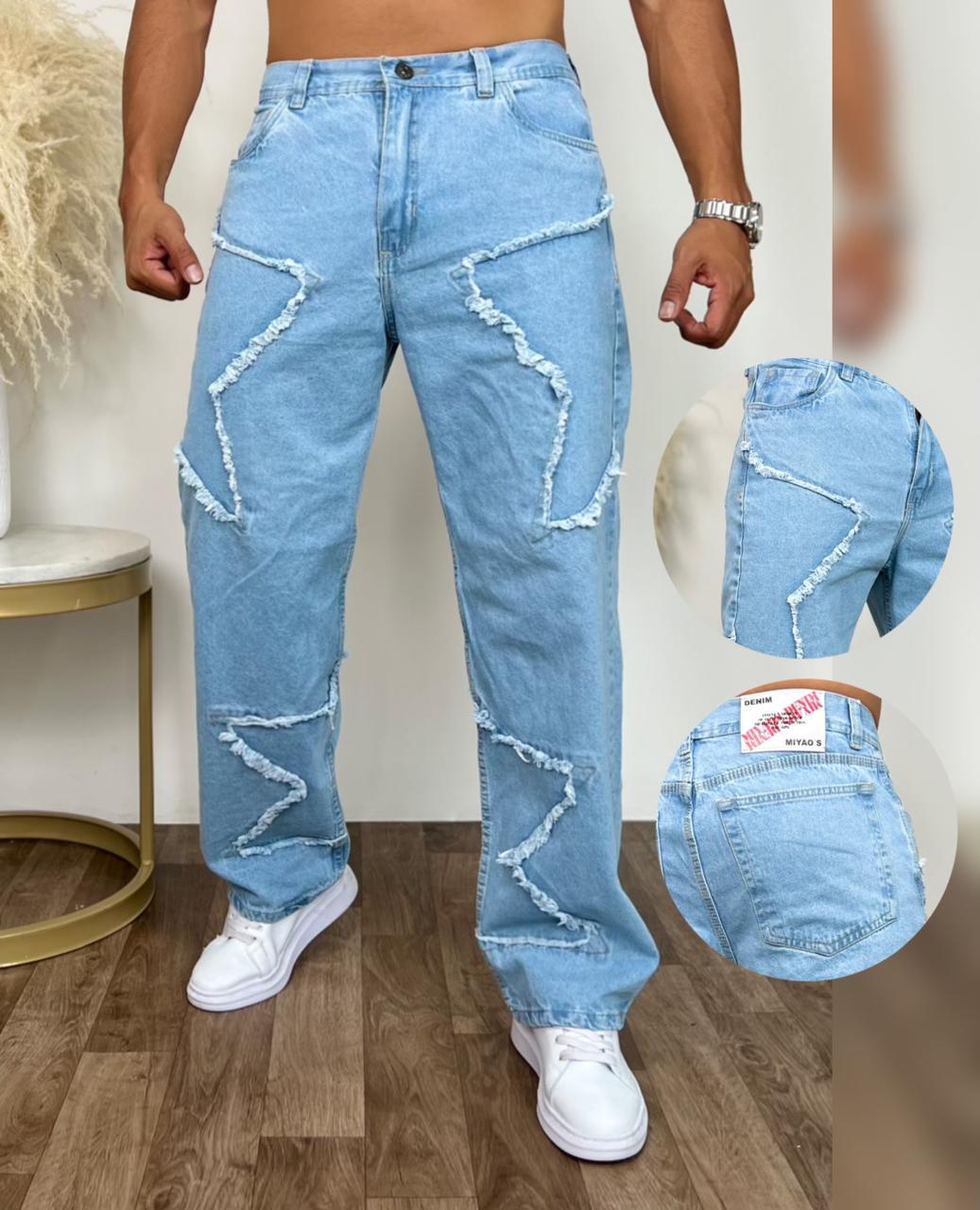 Pantalón cargo en Jeans