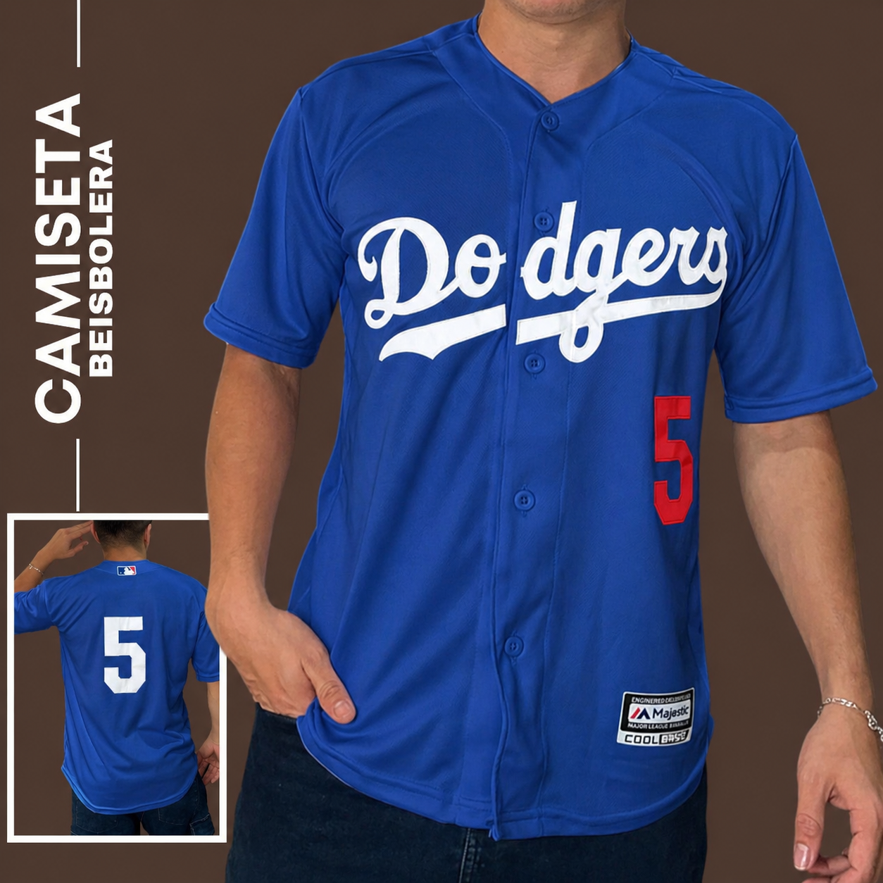 Camiseta Beisbolera tipo americana