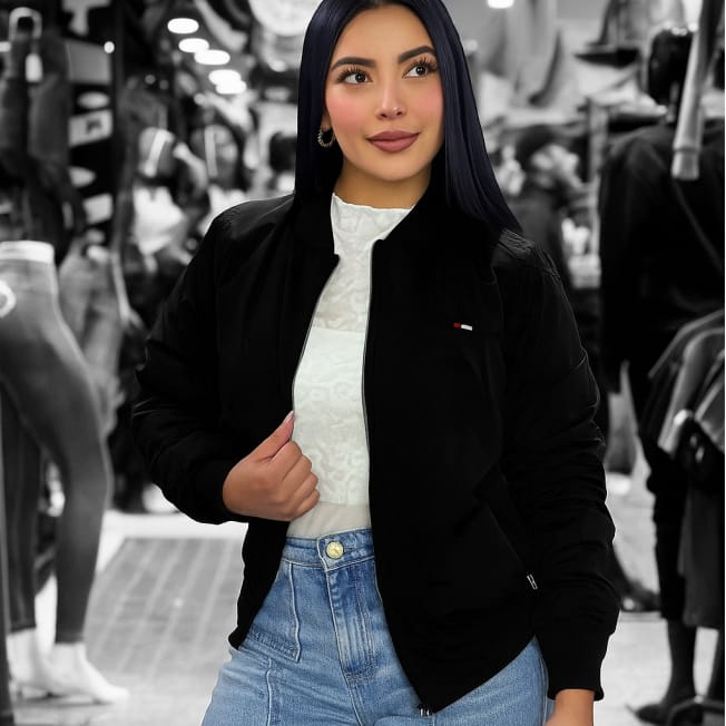 Chaqueta de nylon de Dama