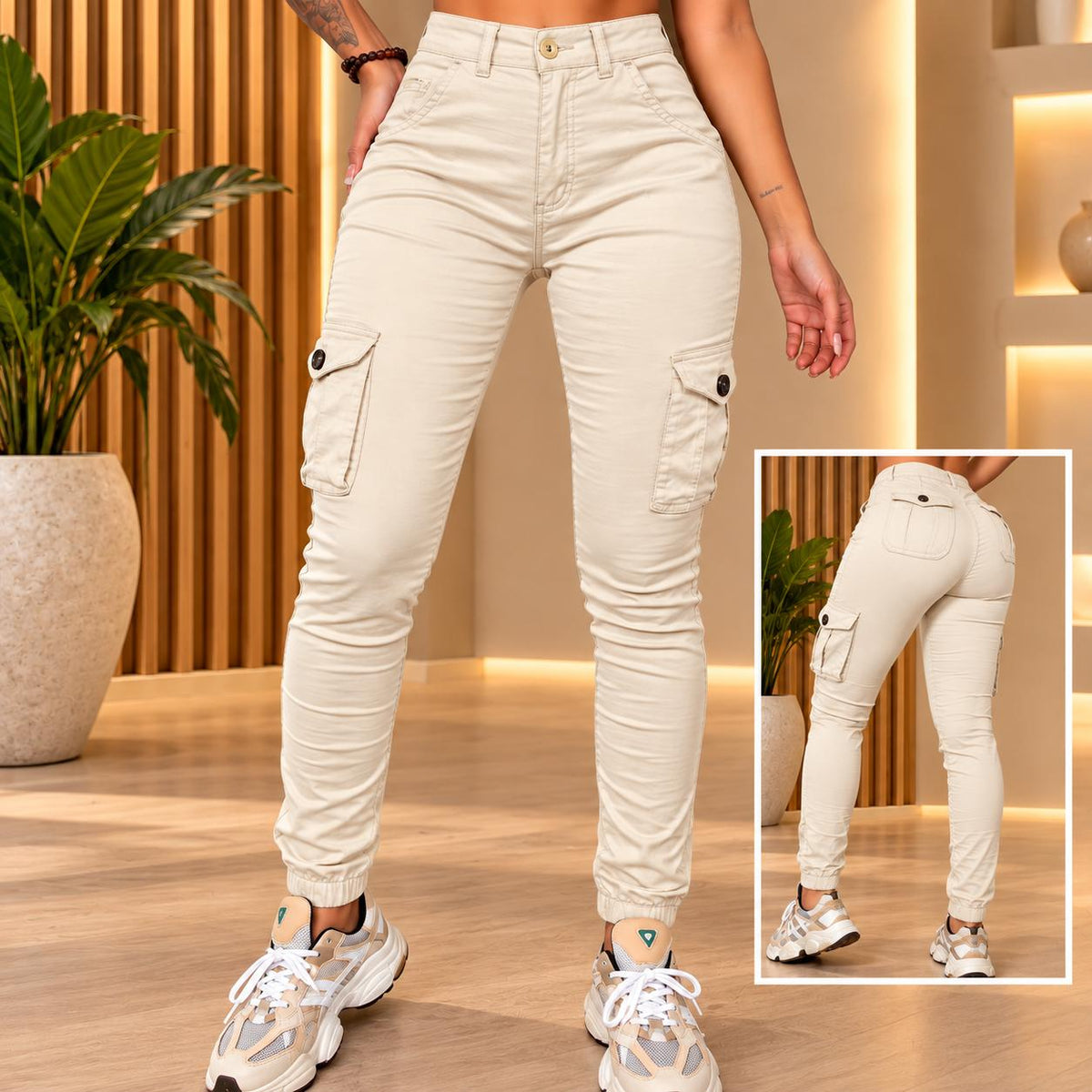 Jogger camuflado para dama