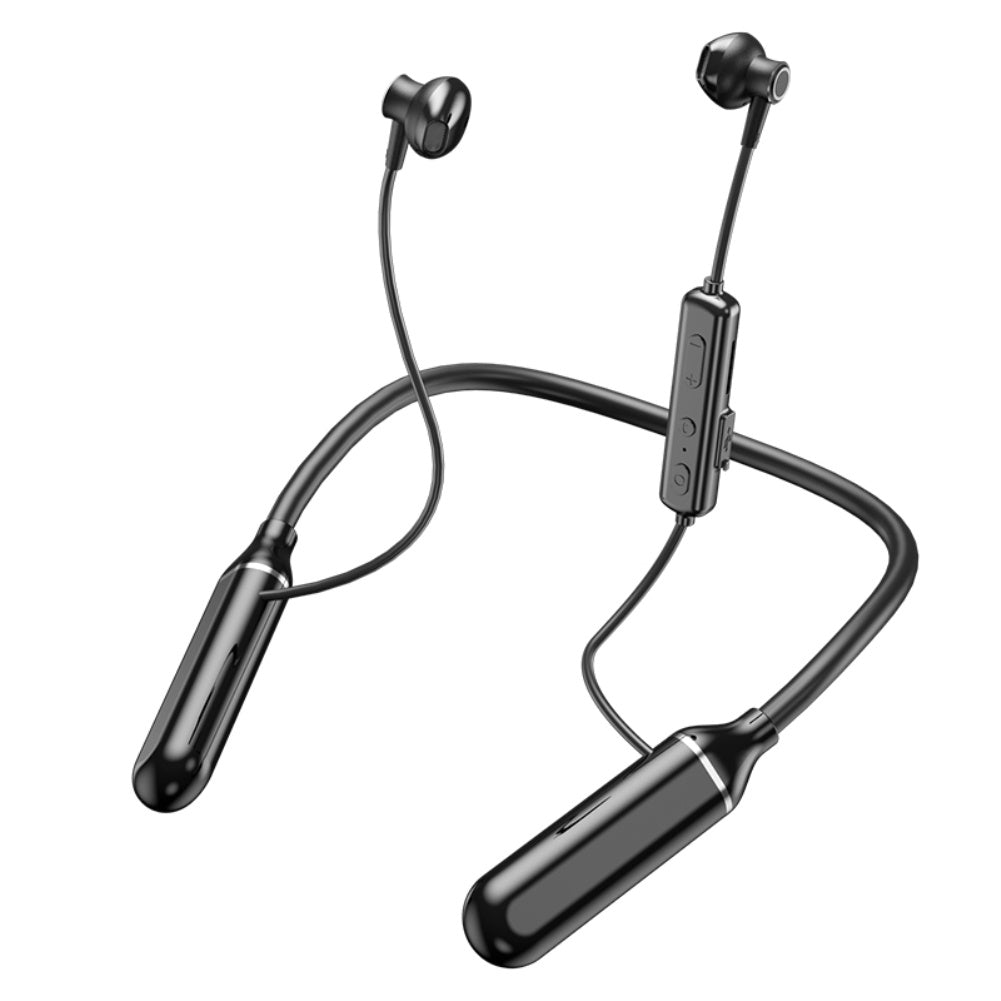 Auriculares Bluetooth 5.2, batería de larga duración, 100 horas, IPX5 a  prueba de agua, auriculares deportivos, banda para el cuello Bluetooth para  correr (puede insertar tarjeta de memoria)